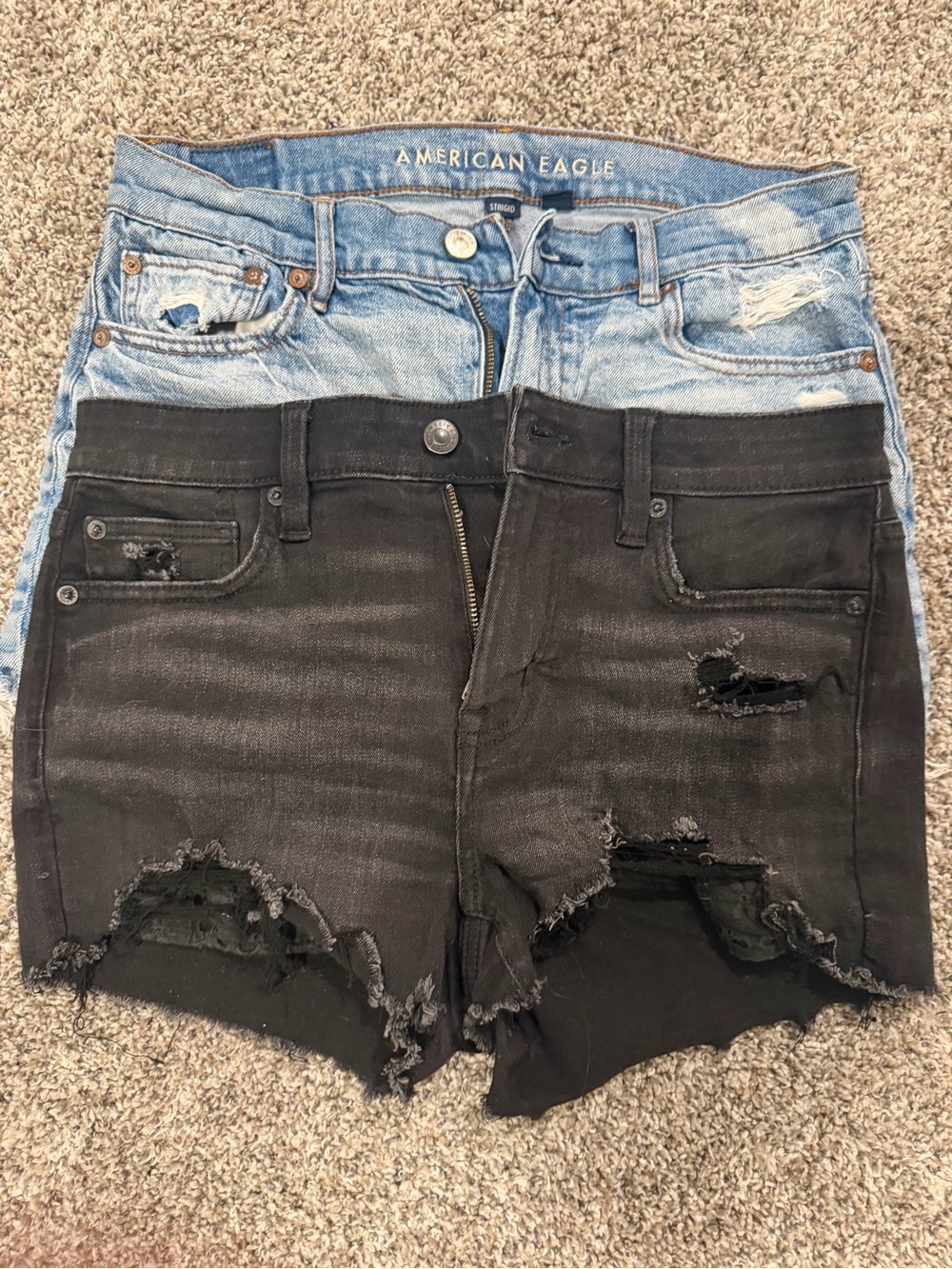 2 Pairs of Women’s American Eagle Jean Shorts Size 4